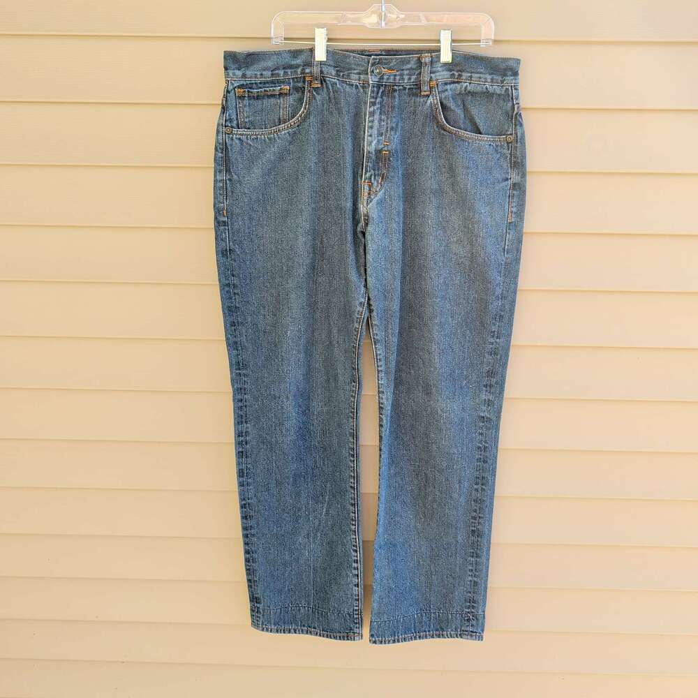 Rocawear Classic Fit Jeans Mens W38 Blue Denim Baggy Streetwear Y2K